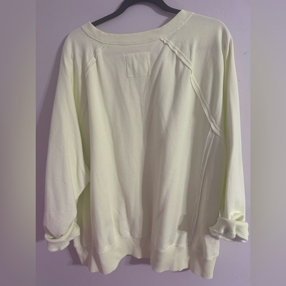 Hello Neon yellow ! Xl American eagle oversized sweatshirt - Picture 3 of 4